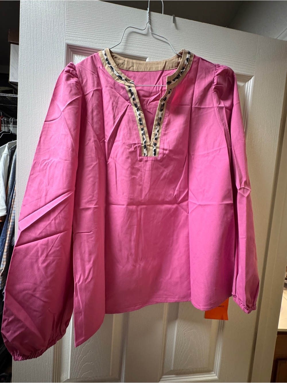 Pink Blouse with Tags